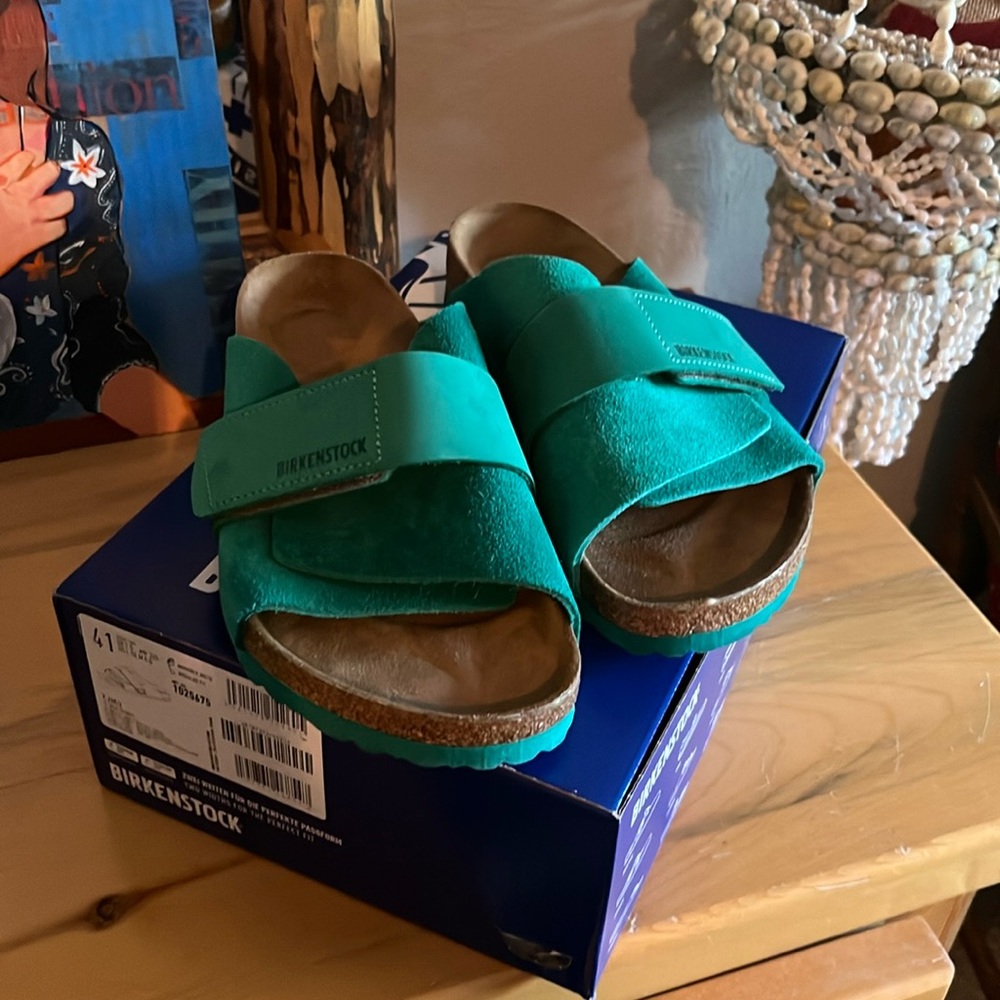 Birkenstock Kyoto in green